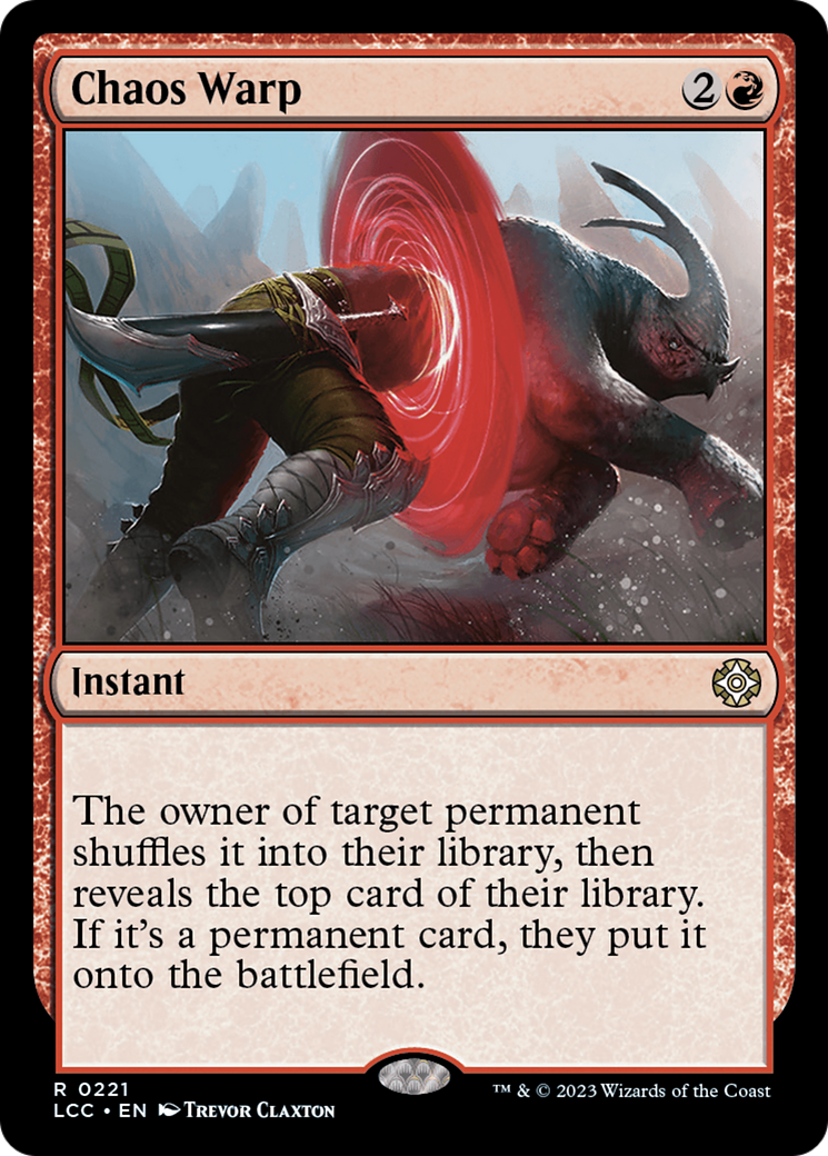 Chaos Warp [The Lost Caverns of Ixalan Commander] | Magic Magpie