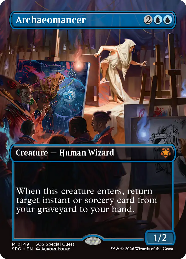 Archaeomancer (Borderless) [Secrets of Strixhaven Special Guests] | Magic Magpie