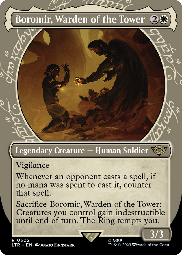 Boromir, Warden of the Tower (Showcase Ring Frame) [The Lord of the Rings: Tales of Middle-Earth] | Magic Magpie