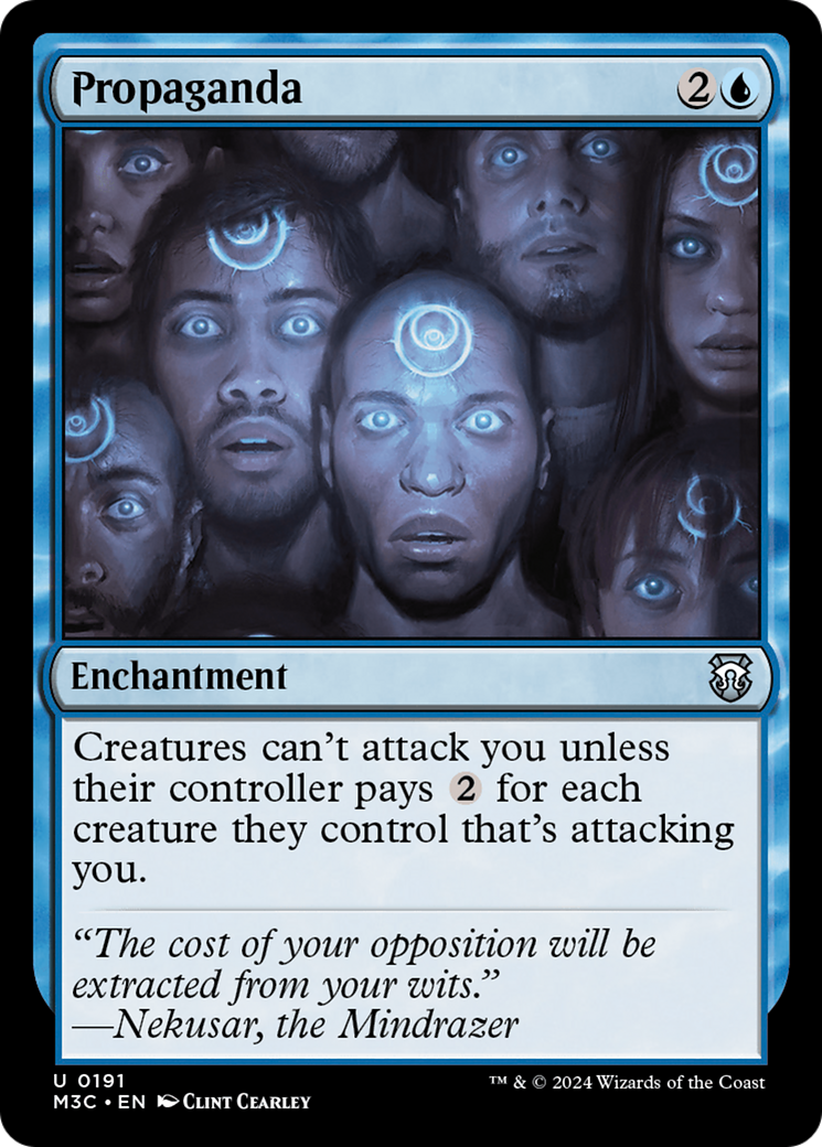 Propaganda (Ripple Foil) [Modern Horizons 3 Commander] | Magic Magpie