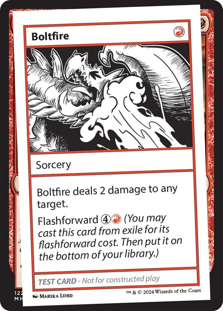 Boltfire [Mystery Booster 2 Playtest Cards] | Magic Magpie