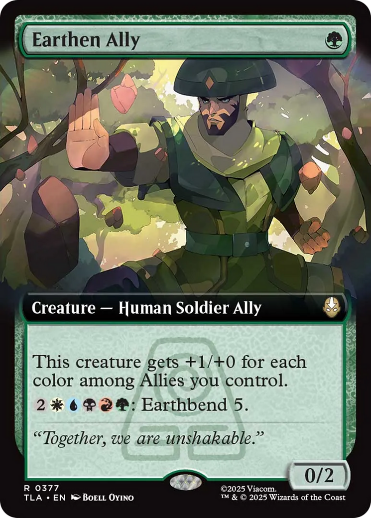 Earthen Ally (Extended Art) [Avatar: The Last Airbender] | Magic Magpie