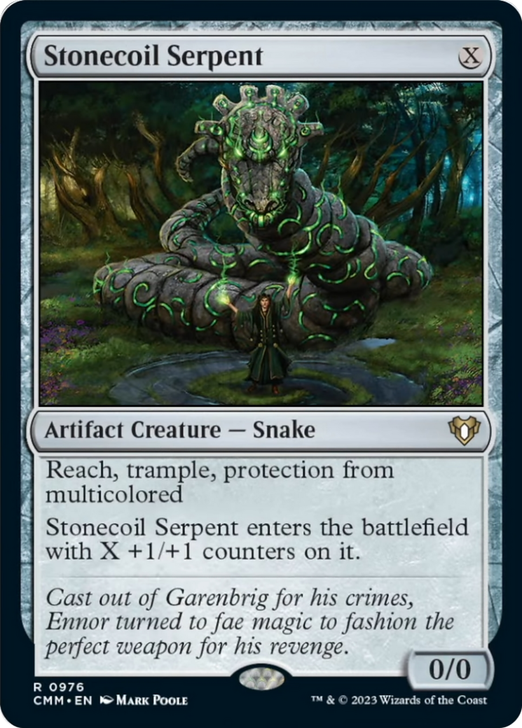 Stonecoil Serpent [Commander Masters] | Magic Magpie
