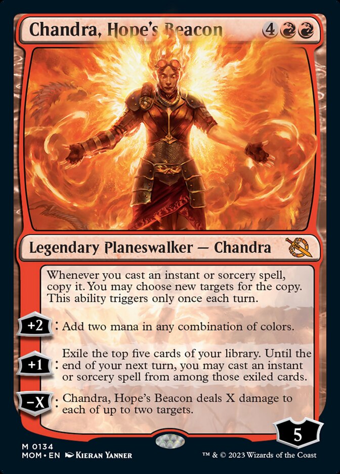 Chandra, Hope's Beacon [March of the Machine] | Magic Magpie
