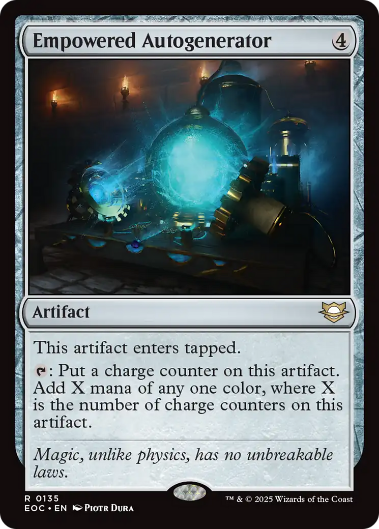 Empowered Autogenerator [Edge of Eternities Commander] | Magic Magpie