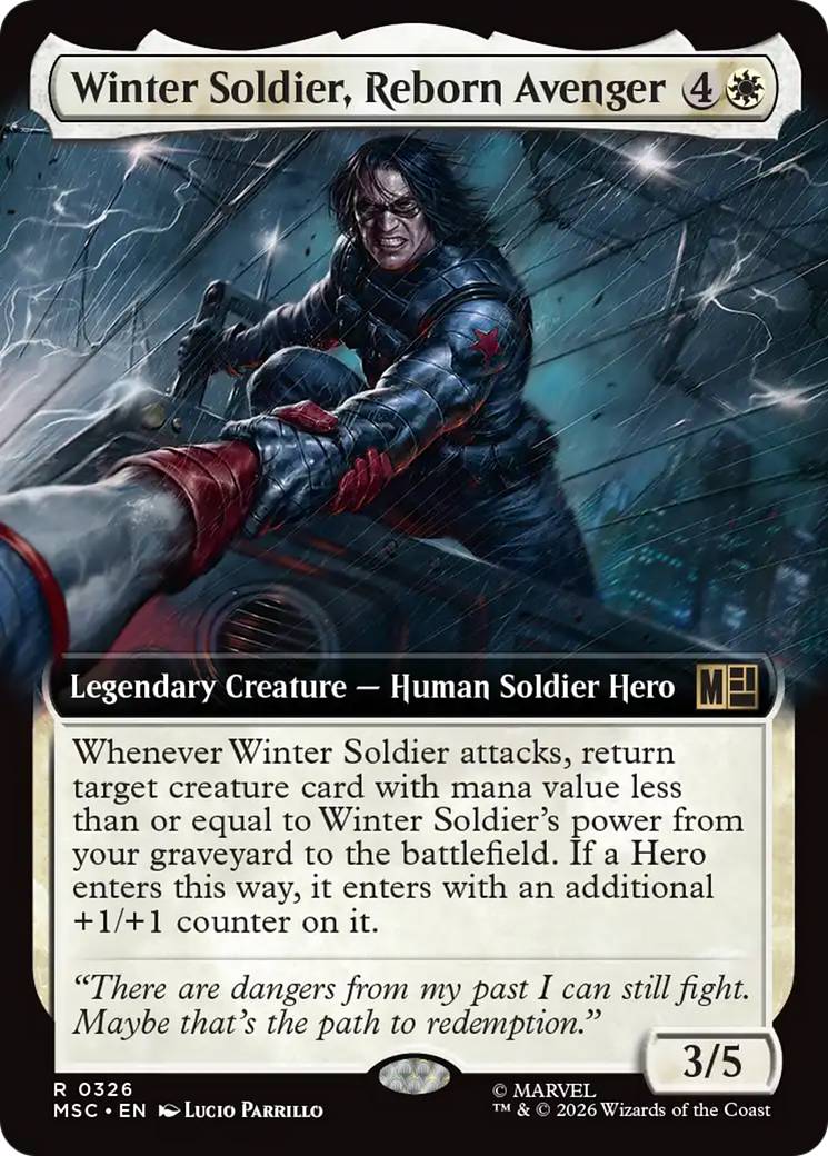 Winter Soldier, Reborn Avenger (Extended Art) [Marvel Super Heroes Commander] | Magic Magpie