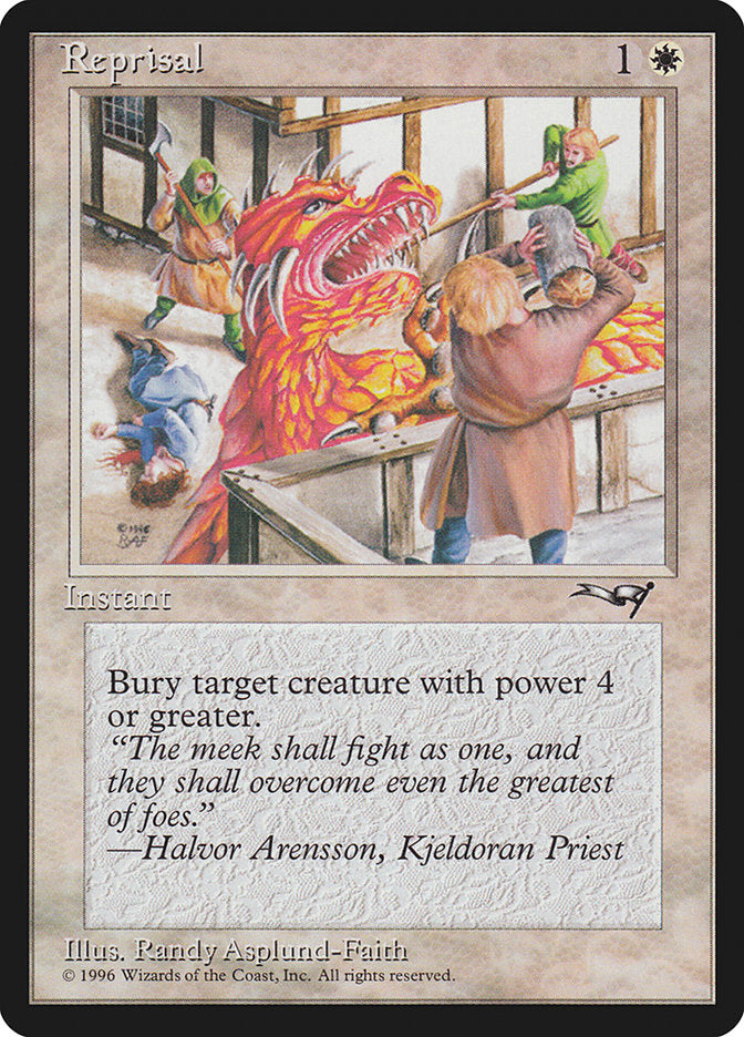 Reprisal (Red Monster) [Alliances] | Magic Magpie
