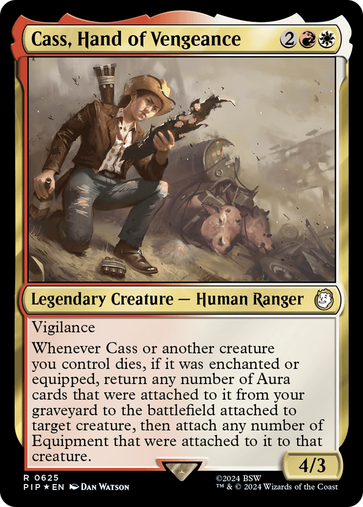 Cass, Hand of Vengeance (Surge Foil) [Fallout] | Magic Magpie