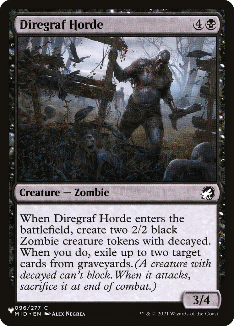 Diregraf Horde [The List Reprints] | Magic Magpie