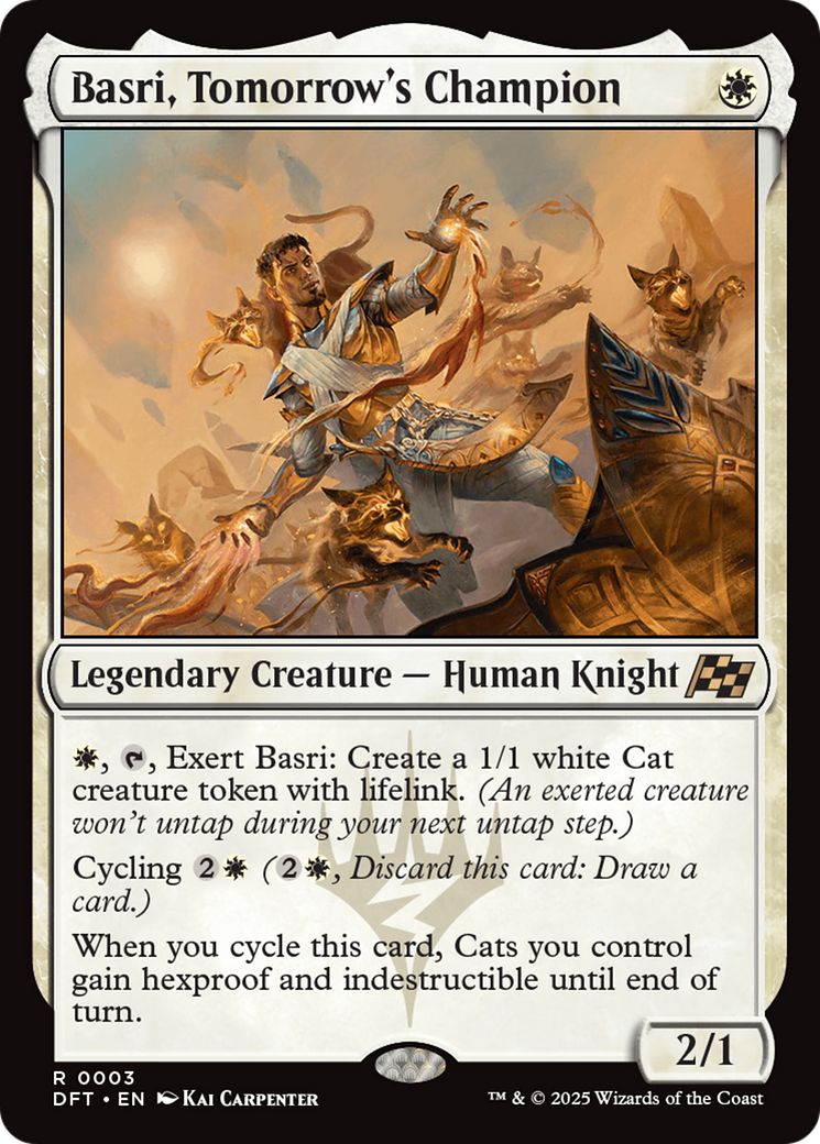 Basri, Tomorrow's Champion [Aetherdrift] | Magic Magpie