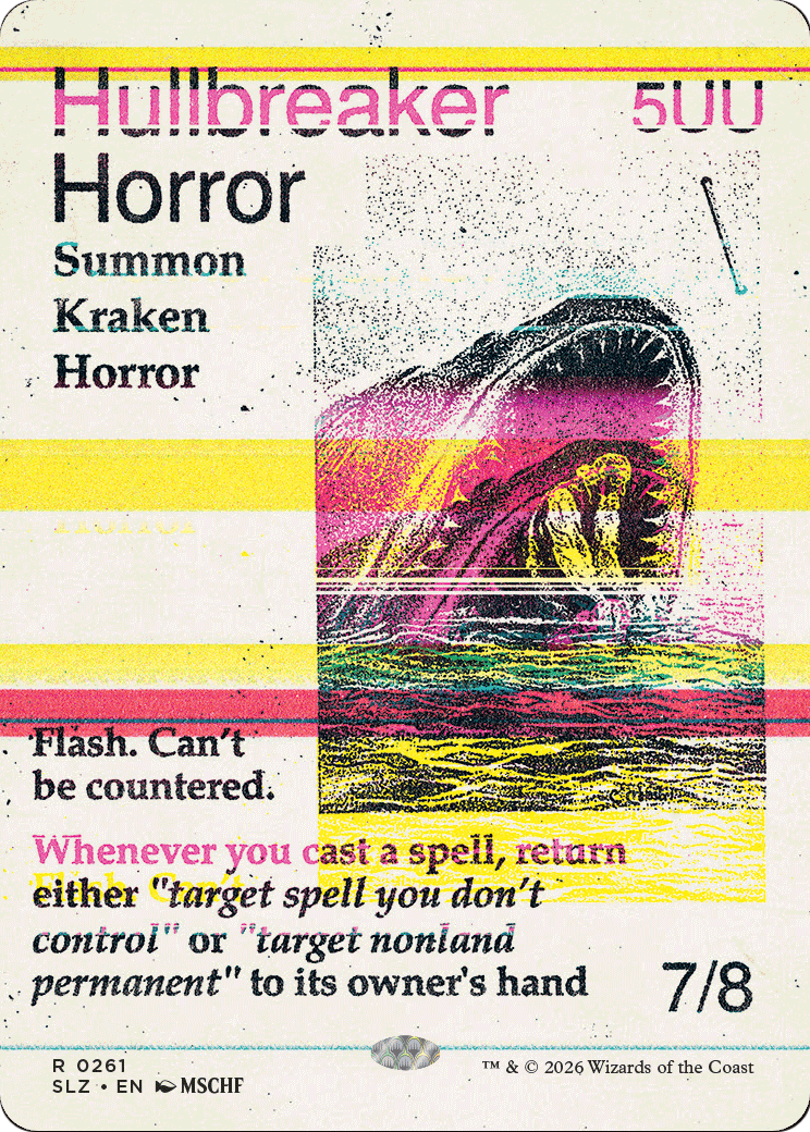 Hullbreaker Horror (0261) [Secret Lair x MSCHF: The Zeta Set] | Magic Magpie