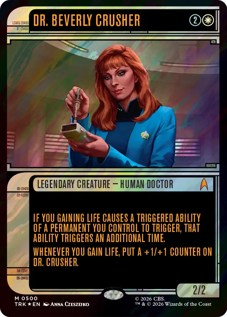 Dr. Beverly Crusher (Showcase) (Surge Foil) [Star Trek] | Magic Magpie