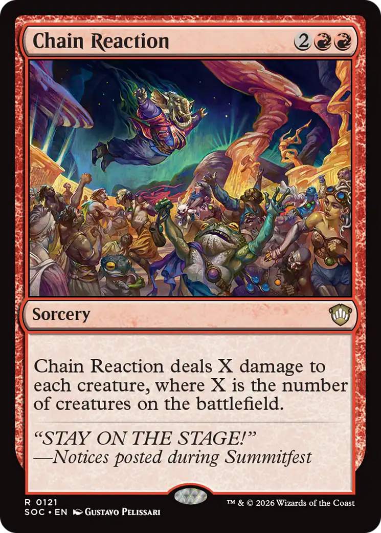 Chain Reaction [Secrets of Strixhaven Commander] | Magic Magpie