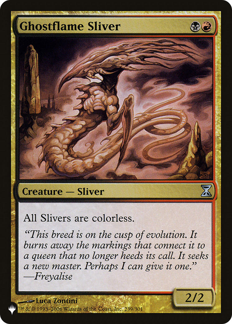 Ghostflame Sliver [The List] | Magic Magpie