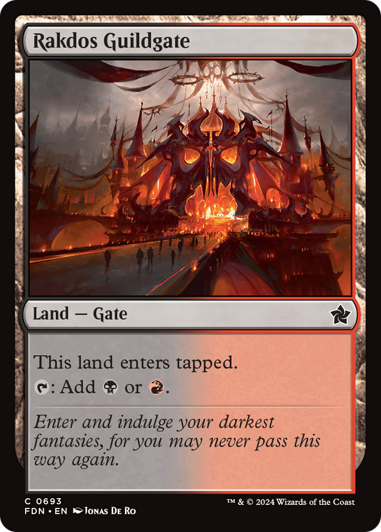 Rakdos Guildgate [Foundations] | Magic Magpie