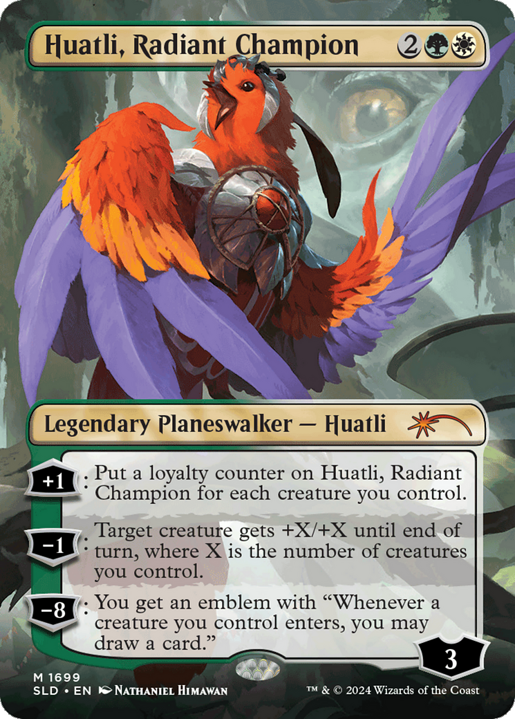 Huatli, Radiant Champion (Rainbow Foil) [Secret Lair Drop Series] | Magic Magpie