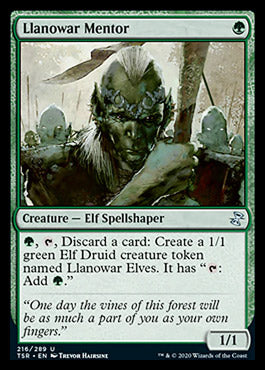 Llanowar Mentor [Time Spiral Remastered] | Magic Magpie
