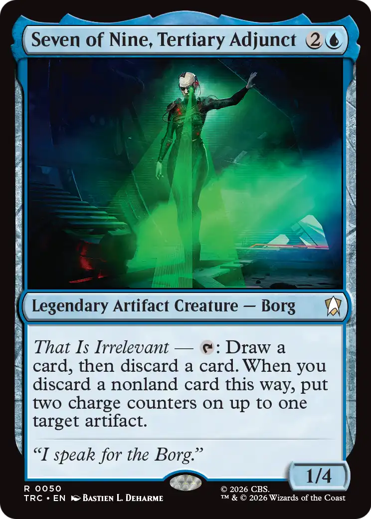 Seven of Nine, Tertiary Adjunct (Surge Foil) [Star Trek Commander] | Magic Magpie