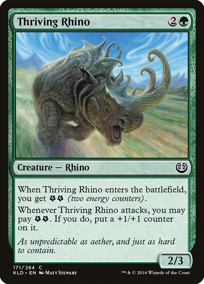 Thriving Rhino [Kaladesh] | Magic Magpie