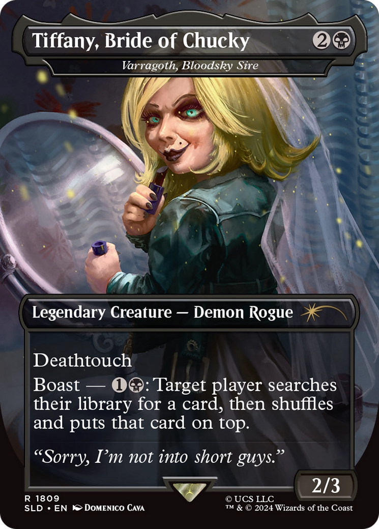 Tiffany, Bride of Chucky - Varragoth, Bloodsky Sire [Secret Lair Drop Series] | Magic Magpie