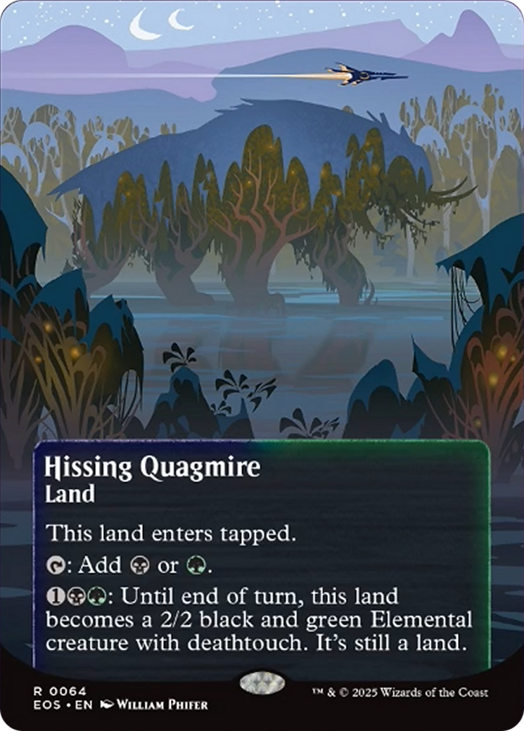 Hissing Quagmire (0064) (Borderless) [Edge of Eternities: Stellar Sights] | Magic Magpie