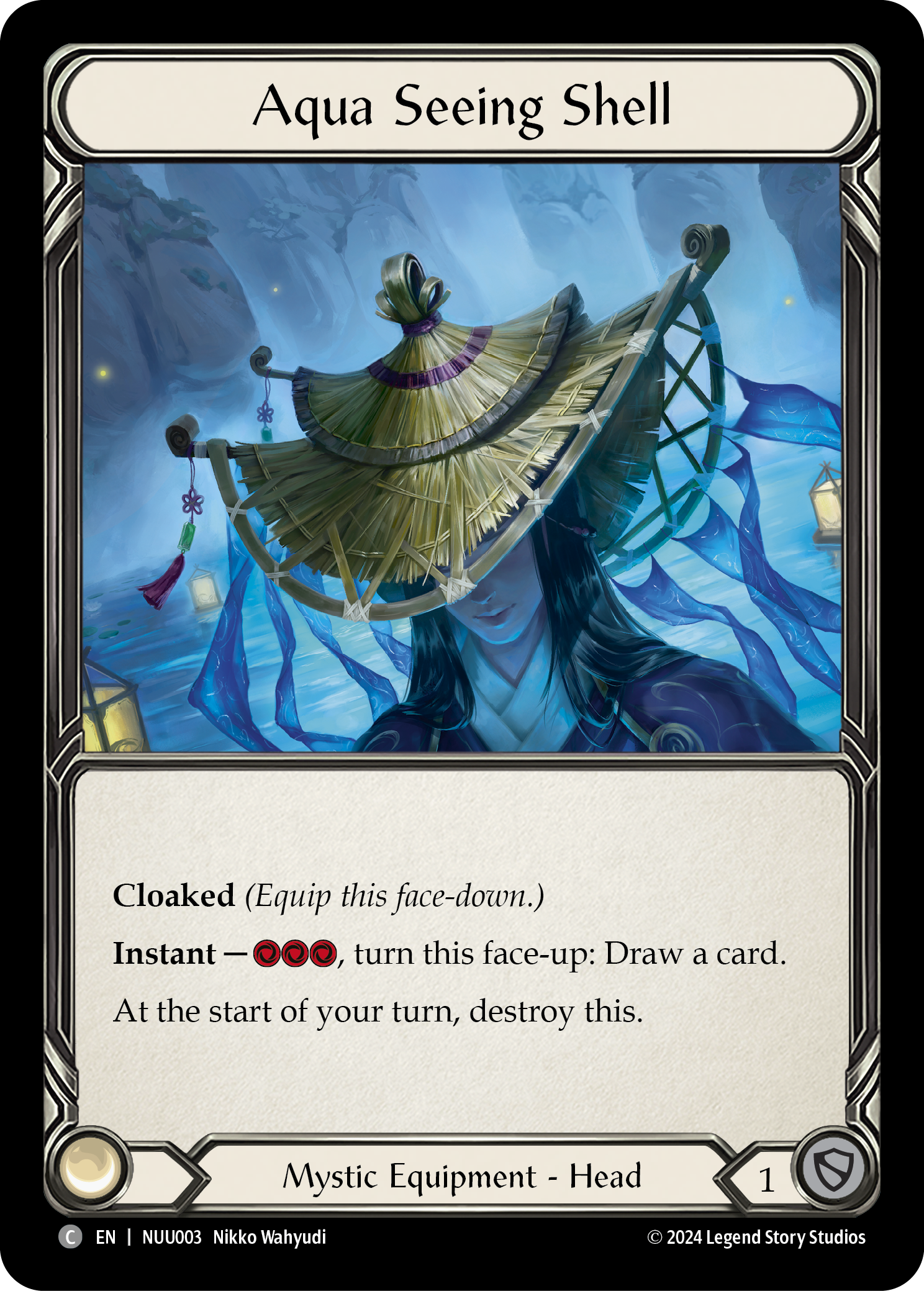 Aqua Seeing Shell [NUU003] (Part the Mistveil Nuu Blitz Deck) | Magic Magpie