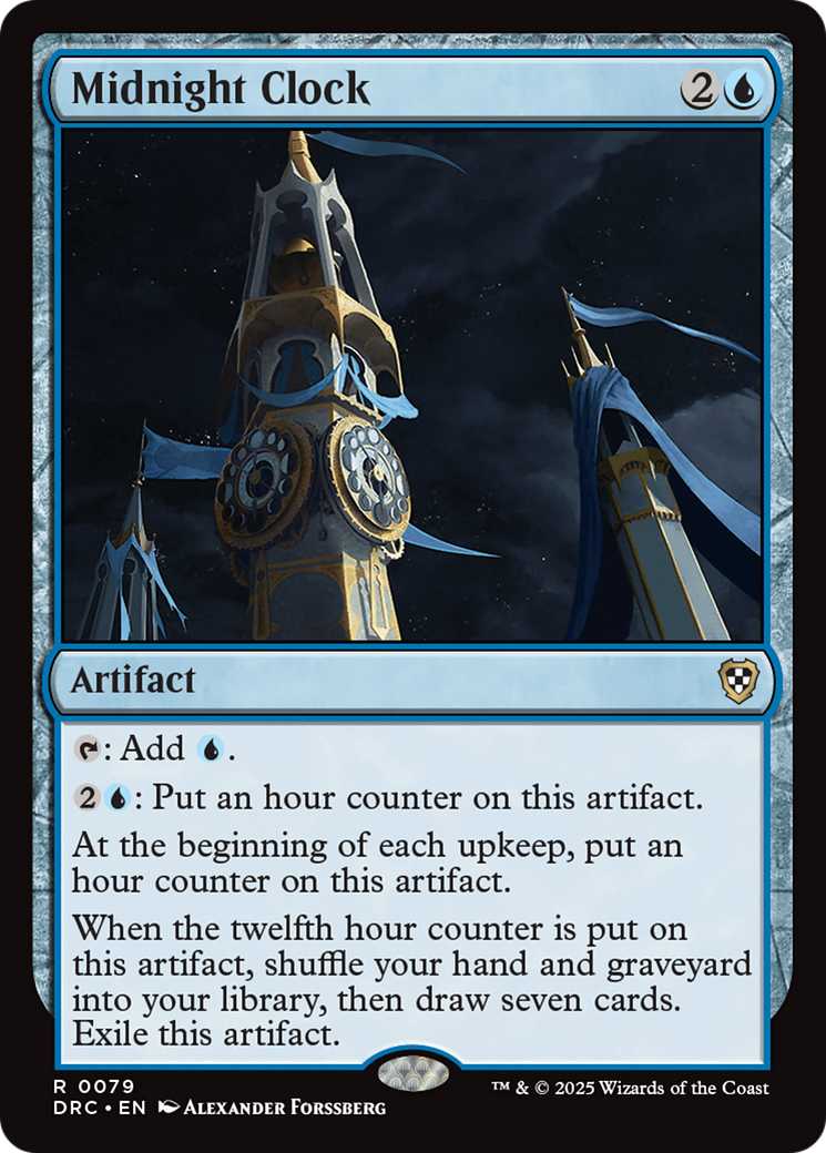 Midnight Clock [Aetherdrift Commander] | Magic Magpie