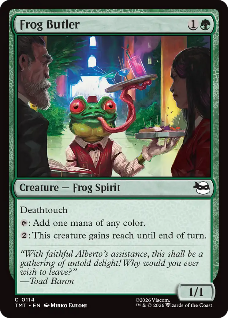 Frog Butler [Teenage Mutant Ninja Turtles] | Magic Magpie