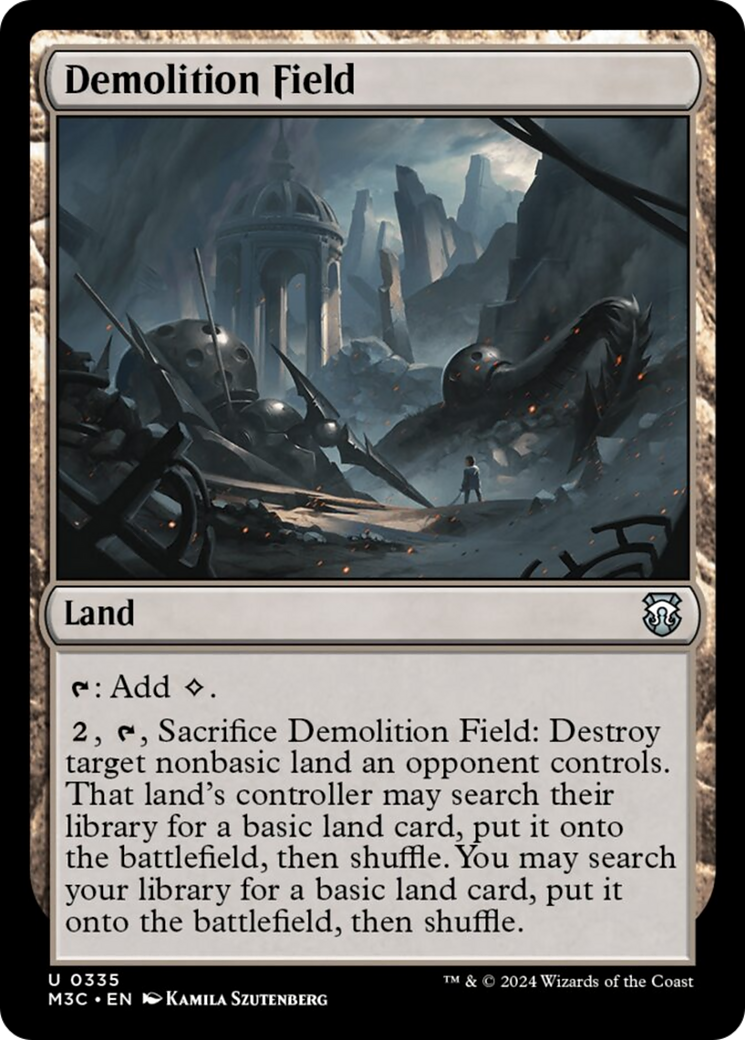 Demolition Field [Modern Horizons 3 Commander] | Magic Magpie