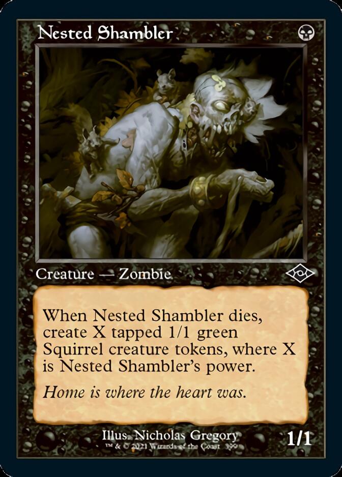 Nested Shambler (Retro Foil Etched) [Modern Horizons 2] | Magic Magpie