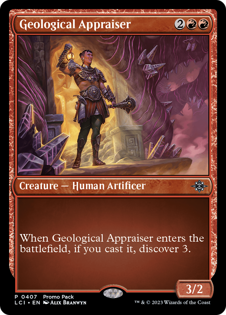 Geological Appraiser [The Lost Caverns of Ixalan Promos] | Magic Magpie