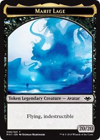 Marit Lage (006) // Elemental (008) Double-Sided Token [Modern Horizons Tokens] | Magic Magpie