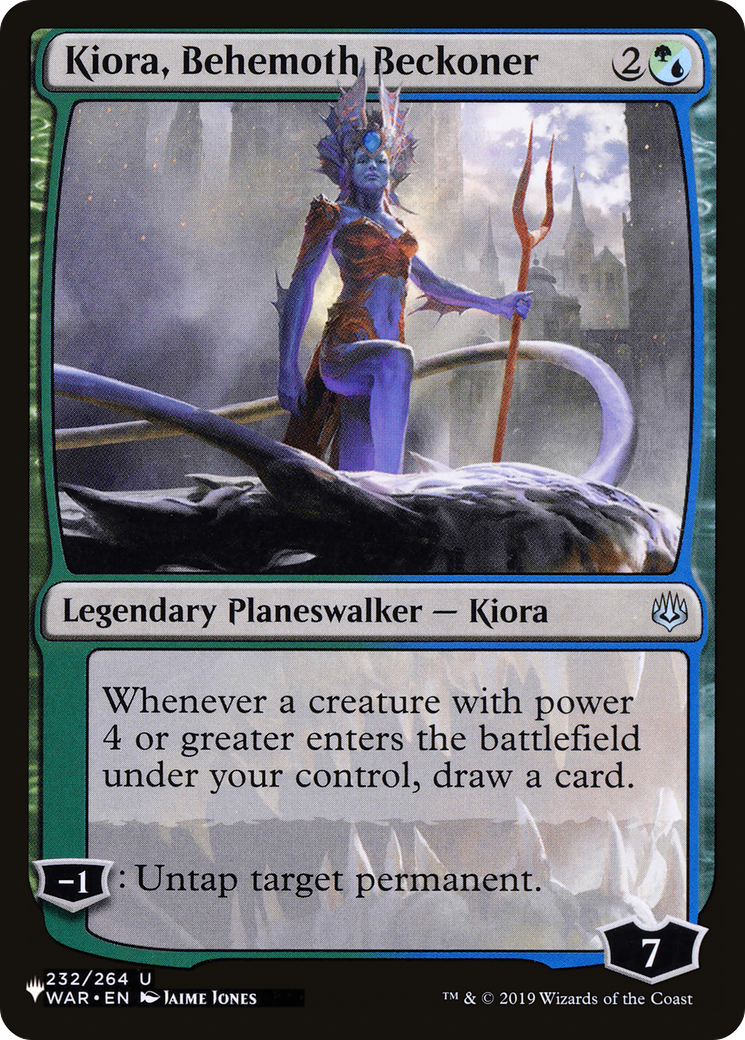 Kiora, Behemoth Beckoner [The List Reprints] | Magic Magpie