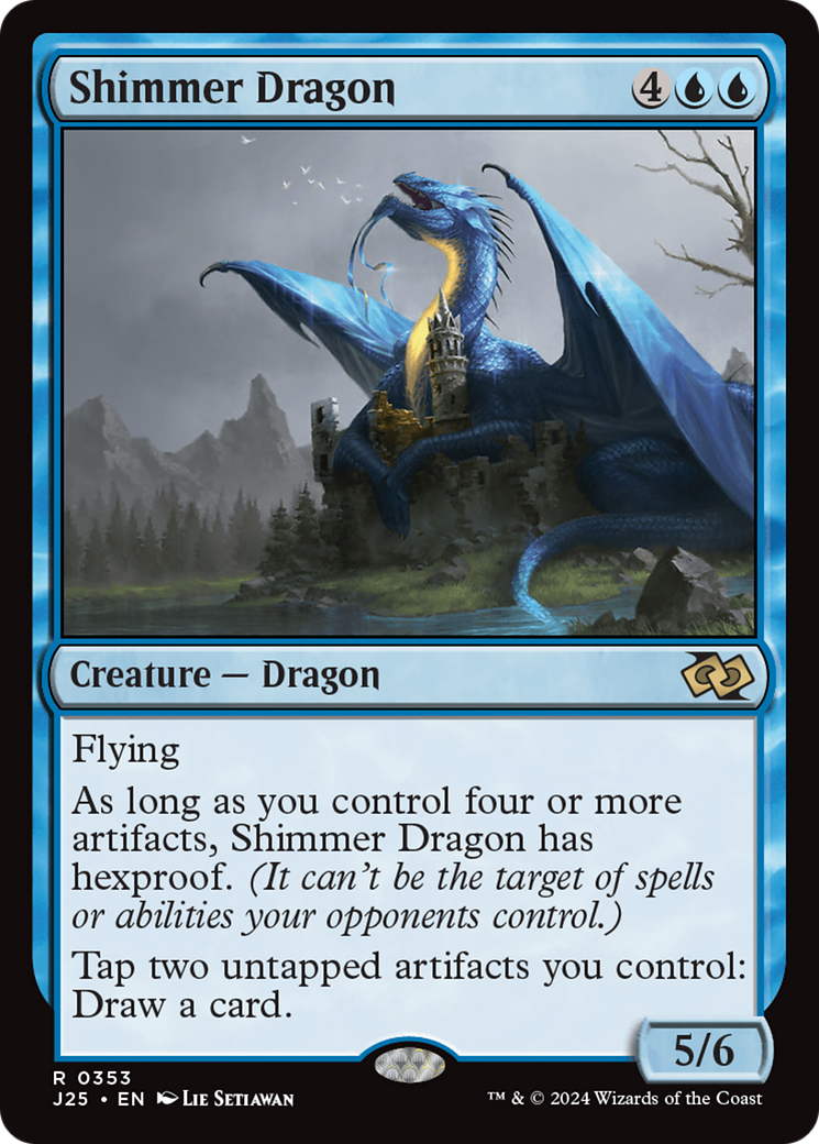 Shimmer Dragon [Foundations Jumpstart] | Magic Magpie