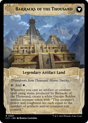 Thousand Moons Smithy // Barracks of the Thousand [The Lost Caverns of Ixalan Prerelease Cards] | Magic Magpie