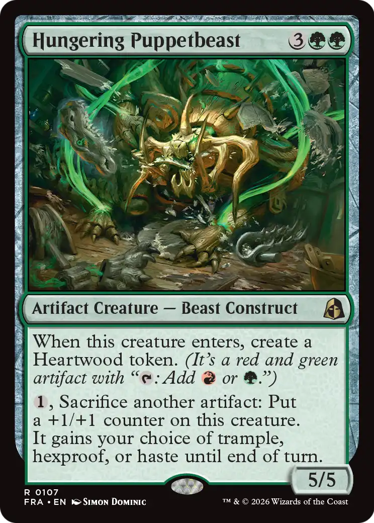 Hungering Puppetbeast [Reality Fracture] | Magic Magpie