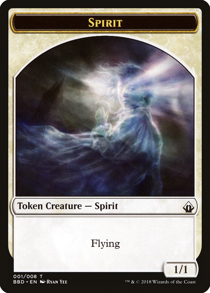 Spirit Token [Battlebond Tokens] | Magic Magpie