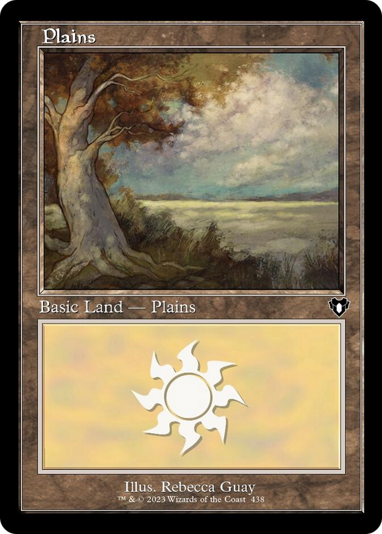 Plains (438) (Retro) [Commander Masters] | Magic Magpie