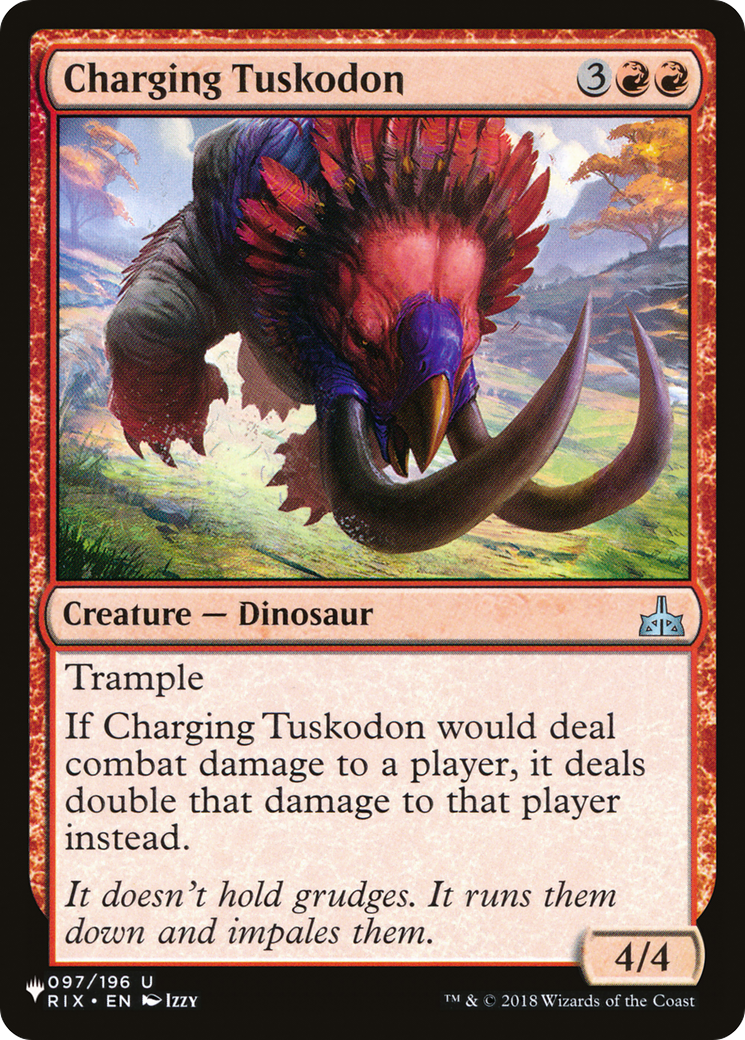 Charging Tuskodon [The List Reprints] | Magic Magpie