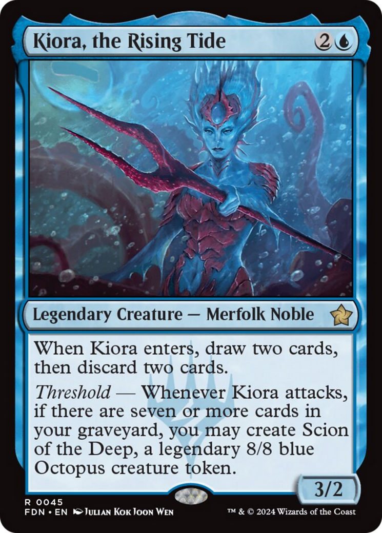 Kiora, the Rising Tide [Foundations] | Magic Magpie