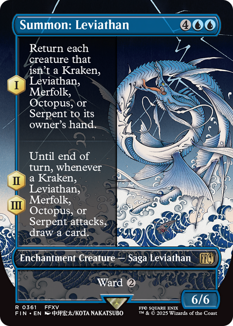 Summon: Leviathan (Borderless) [FINAL FANTASY] | Magic Magpie