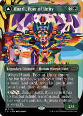 Huatli, Poet of Unity // Roar of the Fifth People (Borderless) [The Lost Caverns of Ixalan] | Magic Magpie