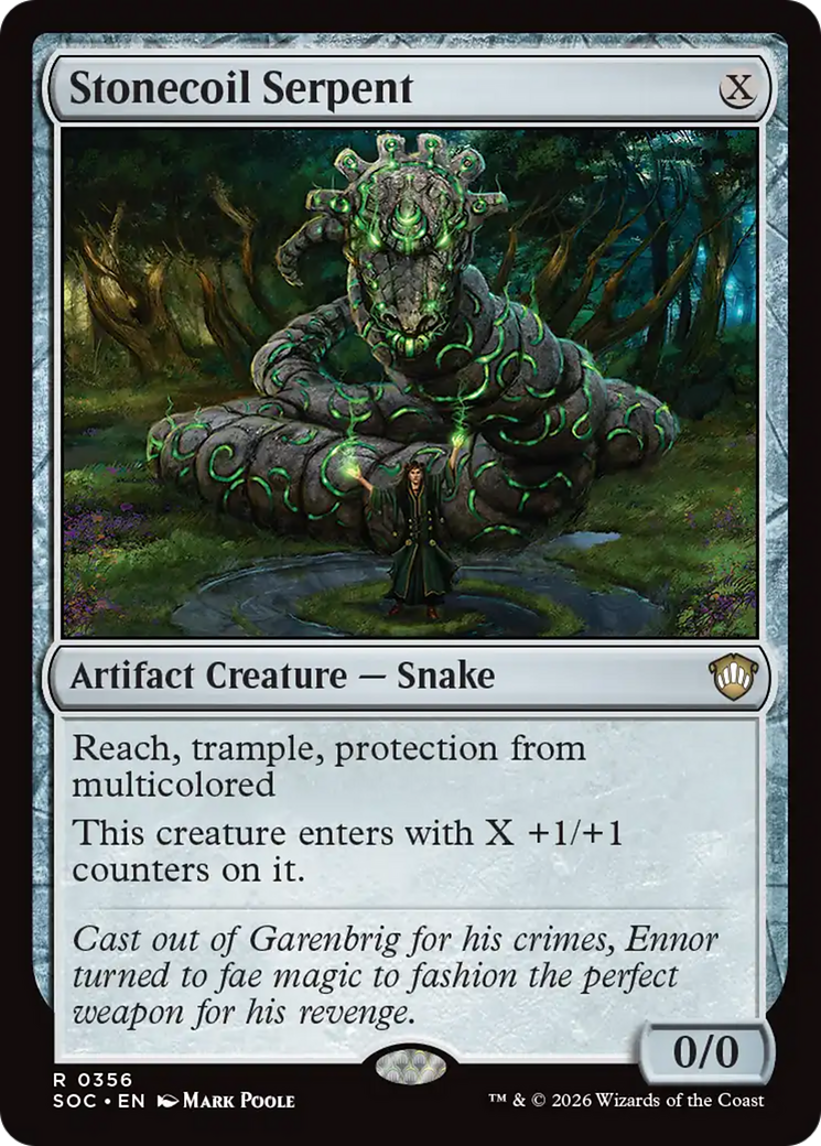Stonecoil Serpent [Secrets of Strixhaven Commander] | Magic Magpie