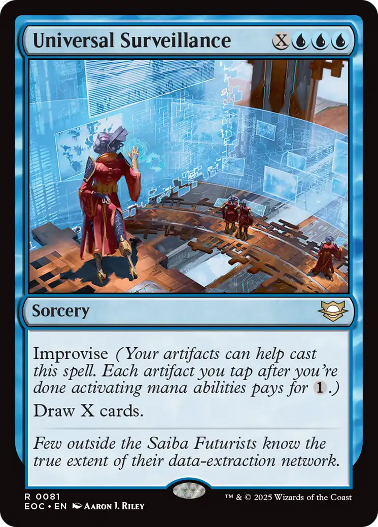 Universal Surveillance [Edge of Eternities Commander] | Magic Magpie
