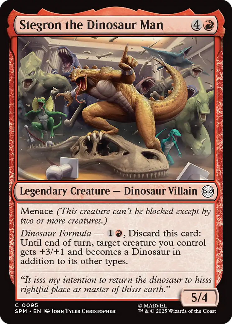Stegron the Dinosaur Man [Marvel's Spider-Man] | Magic Magpie
