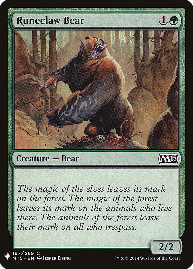 Runeclaw Bear [Mystery Booster] | Magic Magpie