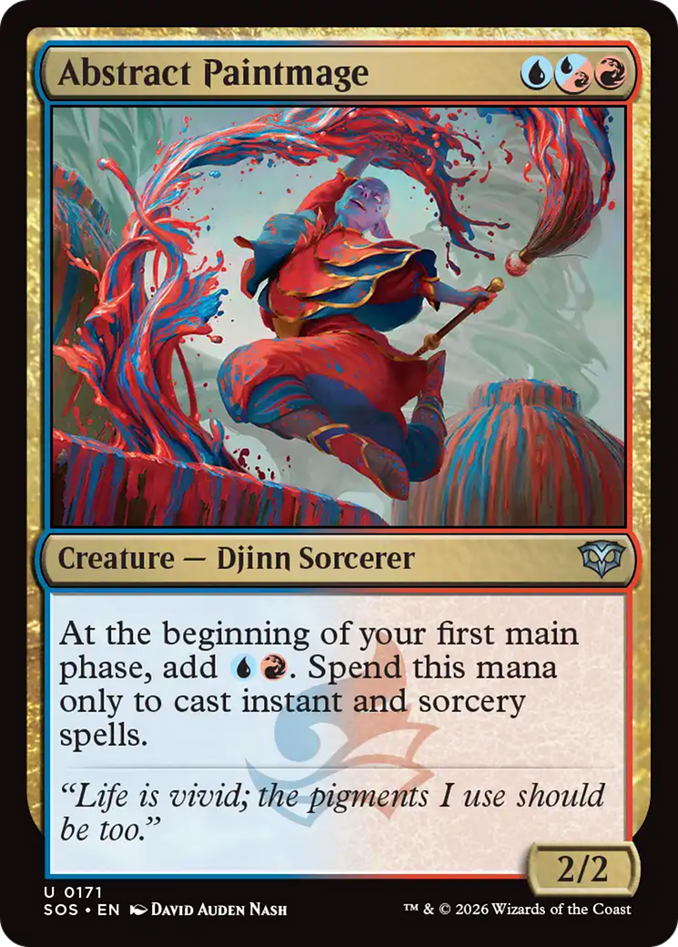 Abstract Paintmage [Secrets of Strixhaven] | Magic Magpie