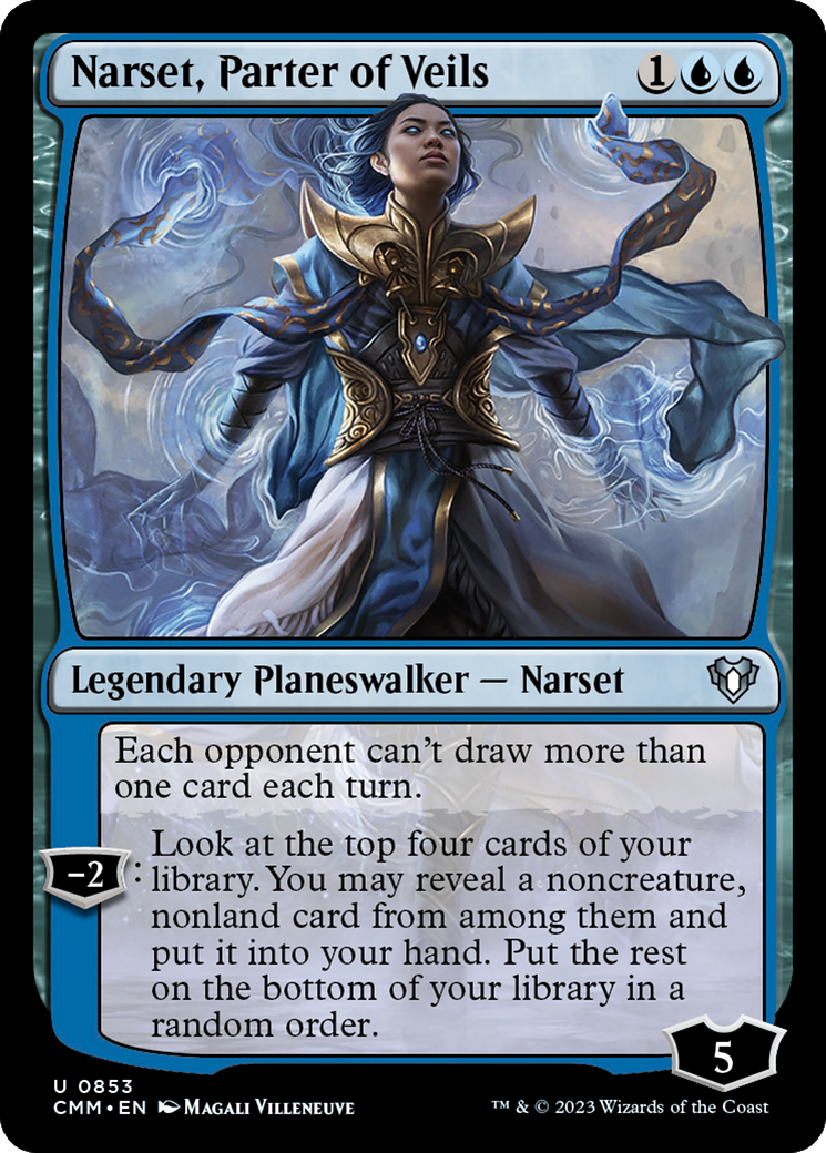 Narset, Parter of Veils [Commander Masters] | Magic Magpie