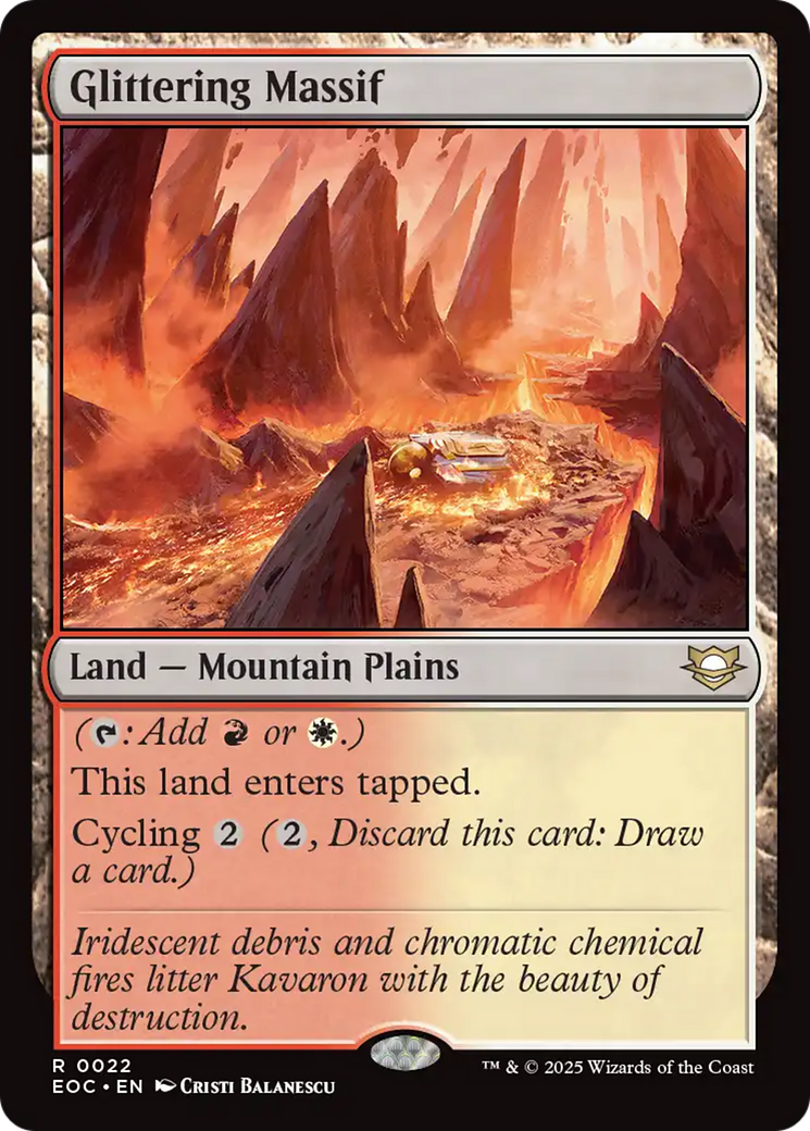 Glittering Massif [Edge of Eternities Commander] | Magic Magpie