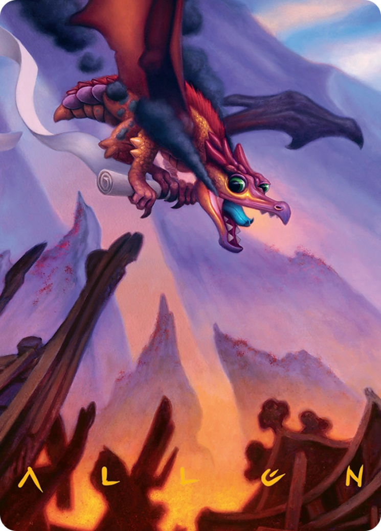 Scavenger Regent Art Card (45/54) [Tarkir: Dragonstorm Art Series] | Magic Magpie